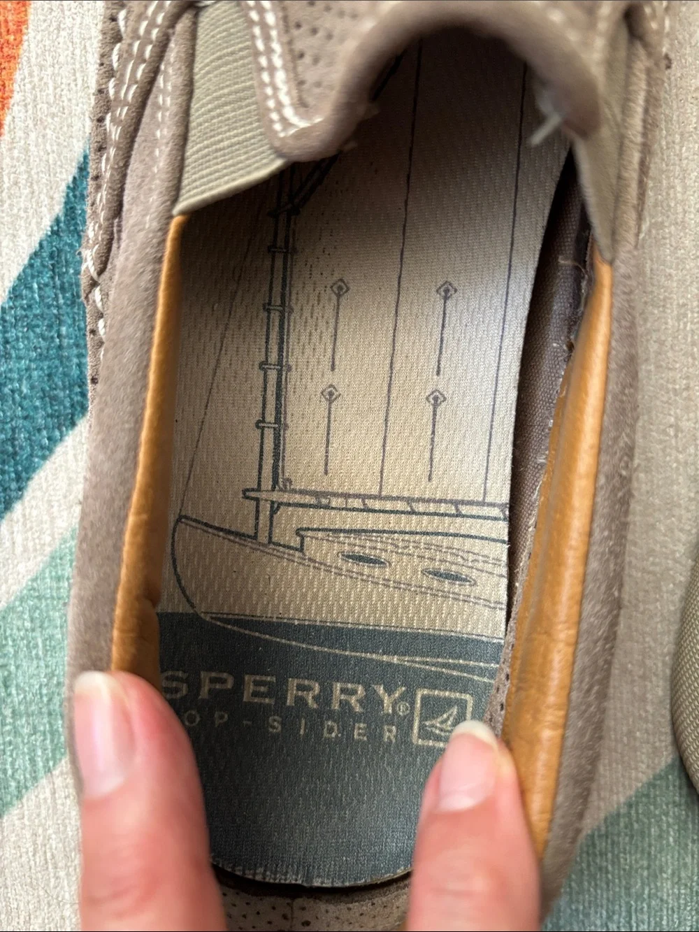 Sperry breathable perforated